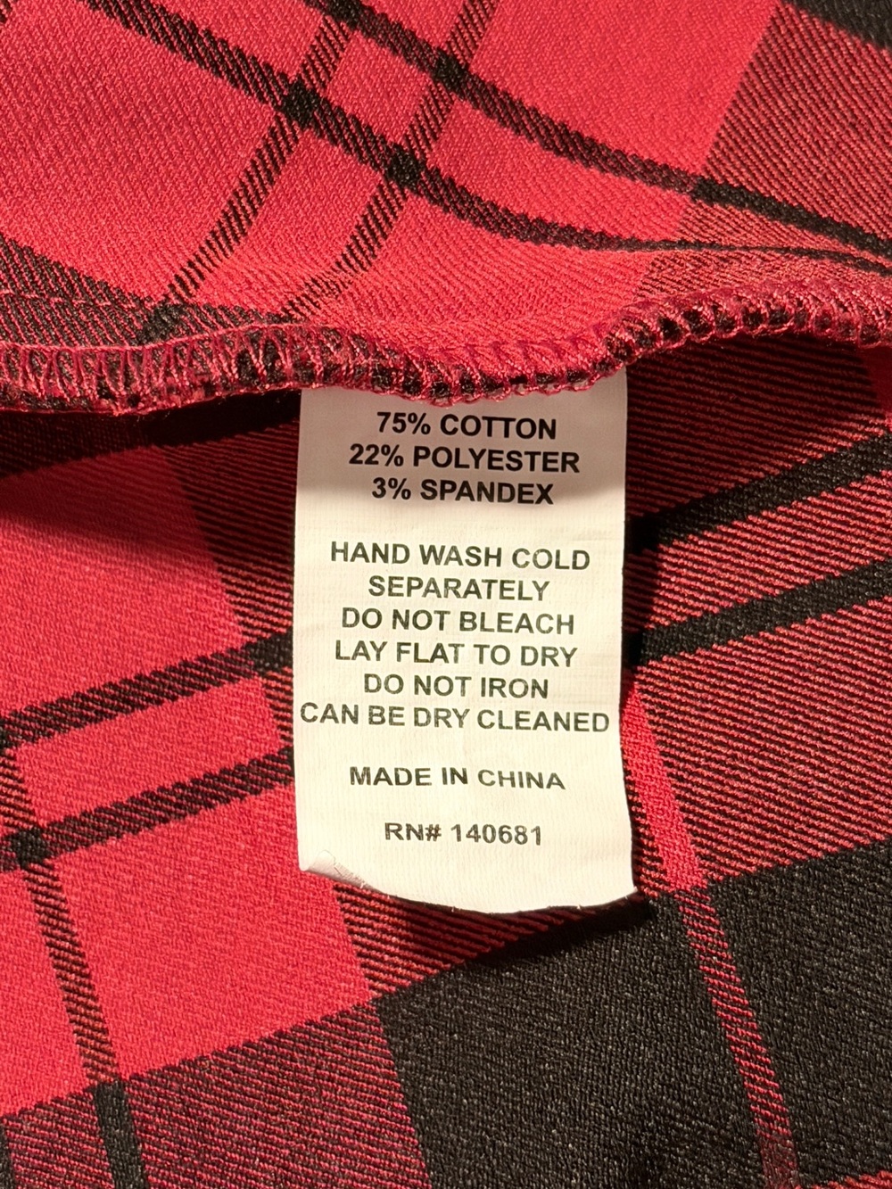 Unique Vintage Delores Plaid Swing Dress Size Large - Picture 7 of 8